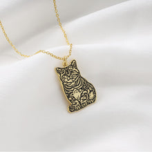 Load image into Gallery viewer, Custom 925 Sterling Silver PET BODY PORTRAIT  Necklace
