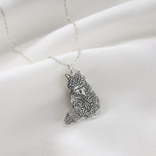 Load image into Gallery viewer, Custom 925 Sterling Silver PET BODY PORTRAIT  Necklace
