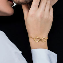 Carica l&#39;immagine nel visualizzatore di Gallery, T&amp;B Custom Infinity Bracelet
