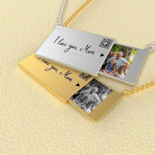 Carica l&#39;immagine nel visualizzatore di Gallery, T&amp;B Envelope Necklace
