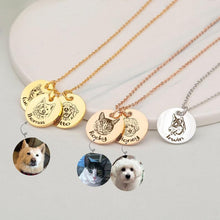 Load image into Gallery viewer, T&amp;B Pet Portrait Name Necklace
