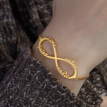 Carica l&#39;immagine nel visualizzatore di Gallery, T&amp;B Custom Infinity Bracelet
