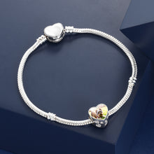 Carica l&#39;immagine nel visualizzatore di Gallery, Ciondolo personalizzato in argento sterling 925 per bracciale con FOTO PET
