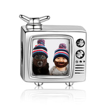 Load image into Gallery viewer, Custom 925 Sterling Silver TV PHOTO Bracelet Charm
