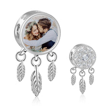 Load image into Gallery viewer, Custom925 Sterling Silver FALLING LEAVES PHOTO Bracelet Charm
