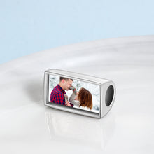 Load image into Gallery viewer, Custom 925 Sterling Silver 16:9  PHOTO Bracelet Charm
