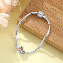 Load image into Gallery viewer, Custom925 Sterling Silver FOREVER LOVE PHOTO Bracelet Charm
