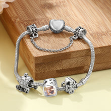 Load image into Gallery viewer, Custom925 Sterling Silver FOREVER LOVE PHOTO Bracelet Charm
