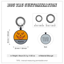 Load image into Gallery viewer, Custom HALLOWEEN🎃  Silica Gel DOG TAG
