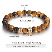 Load image into Gallery viewer, Custom TIGER&#39;S EYE Bracelet
