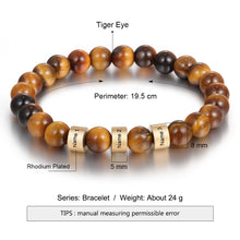 Load image into Gallery viewer, Custom TIGER&#39;S EYE Bracelet
