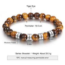 Load image into Gallery viewer, Custom TIGER&#39;S EYE Bracelet
