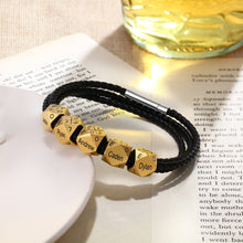 Load image into Gallery viewer, Custom CHARM LEATHER Bracelet
