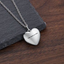 Load image into Gallery viewer, Custom 925 Sterling Silver ENGRAVING HEART PHOTO Necklace
