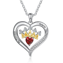 Load image into Gallery viewer, Custom VITTORIA QUEEN HEART Necklace
