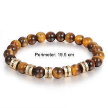 Load image into Gallery viewer, Custom TIGER&#39;S EYE Bracelet
