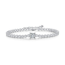 Carica l&#39;immagine nel visualizzatore di Gallery, Bracciale in Argento Sterling 925 MOISSANITE 1 CARATO
