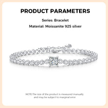 Carica l&#39;immagine nel visualizzatore di Gallery, Bracciale in Argento Sterling 925 MOISSANITE 1 CARATO
