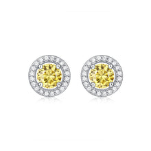 Load image into Gallery viewer, 925 Sterling Silver MOISSANITE SUN Earring
