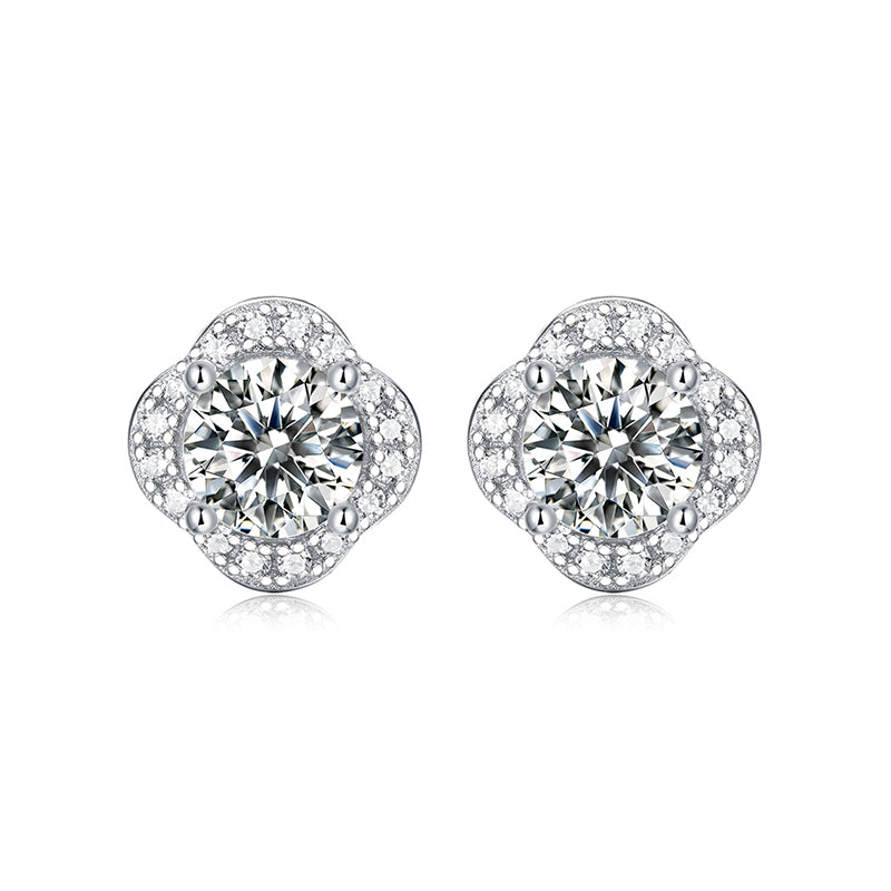 925 Sterling Silver MOISSANITE ROMA Earring