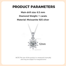 Carica l&#39;immagine nel visualizzatore di Gallery, Collana in moissanite in argento sterling 925
