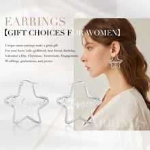 Load image into Gallery viewer, Custom STAR NAME Gold/White/Rose Gold Plated Earrings
