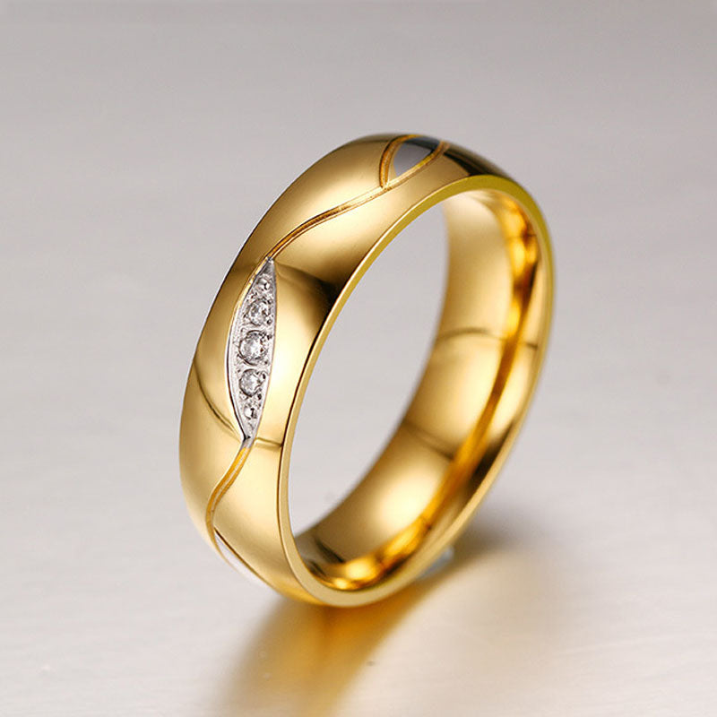 Titanium AFRODITE COUPLE Ring