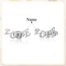 Load image into Gallery viewer, Custom NAME HYPOALLERGENIC &amp; STAINLESS Earring
