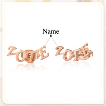 Load image into Gallery viewer, Custom NAME HYPOALLERGENIC &amp; STAINLESS Earring
