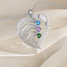 Load image into Gallery viewer, Custom 925 Sterling Silver TRILOGY HEART Necklace
