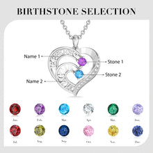 Load image into Gallery viewer, Custom 925 Sterling Silver TRILOGY HEART Necklace
