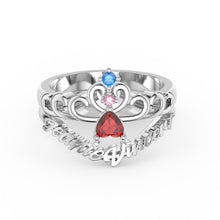 Load image into Gallery viewer, Custom 925 Sterling Silver DAENERYS QUEEN Ring
