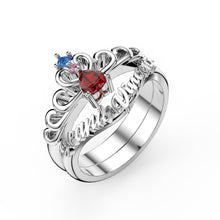 Load image into Gallery viewer, Custom 925 Sterling Silver DAENERYS QUEEN Ring
