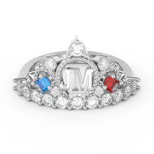 Carica l&#39;immagine nel visualizzatore di Gallery, Anello MARIA QUEEN personalizzato in argento sterling 925
