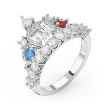 Carica l&#39;immagine nel visualizzatore di Gallery, Anello MARIA QUEEN personalizzato in argento sterling 925
