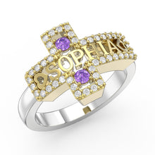 Load image into Gallery viewer, Custom 925 Sterling Silver GOLGOTHA Ring
