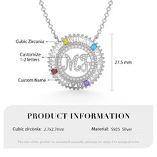 Carica l&#39;immagine nel visualizzatore di Gallery, Collana personalizzata VITTORIA QUEEN in argento sterling 925
