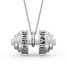 Carica l&#39;immagine nel visualizzatore di Gallery, Collana COPPIA OLIMPIA personalizzata in argento sterling 925
