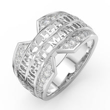 Load image into Gallery viewer, Custom 925 Sterling Silver MILANO Ring
