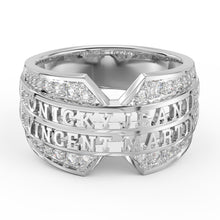 Load image into Gallery viewer, Custom 925 Sterling Silver MILANO Ring
