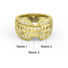 Load image into Gallery viewer, Custom 925 Sterling Silver MILANO Ring
