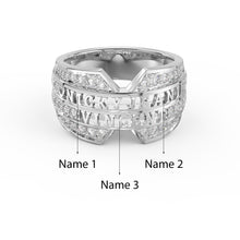 Load image into Gallery viewer, Custom 925 Sterling Silver MILANO Ring
