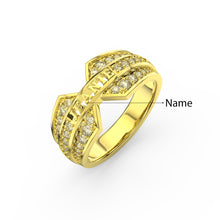 Load image into Gallery viewer, Custom 925 Sterling Silver MILANO Ring
