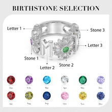 Load image into Gallery viewer, Custom 925 Sterling Silver FLOWER Ring
