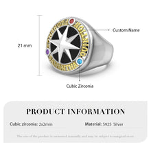 Load image into Gallery viewer, Custom 925 Sterling Silver GALILEO MEN Ring
