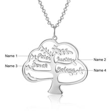 Carica l&#39;immagine nel visualizzatore di Gallery, Collana personalizzata con NOME ALBERO in argento sterling 925
