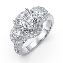 Load image into Gallery viewer, Custom 925 Sterling Silver VENERE WEDDING Ring
