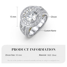 Load image into Gallery viewer, Custom 925 Sterling Silver MONNALISA WEDDING Ring
