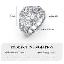 Load image into Gallery viewer, Custom 925 Sterling Silver MONNALISA WEDDING Ring
