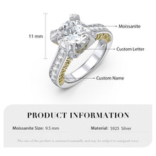 Load image into Gallery viewer, Custom 925 Sterling Silver ELENA WEDDING Ring
